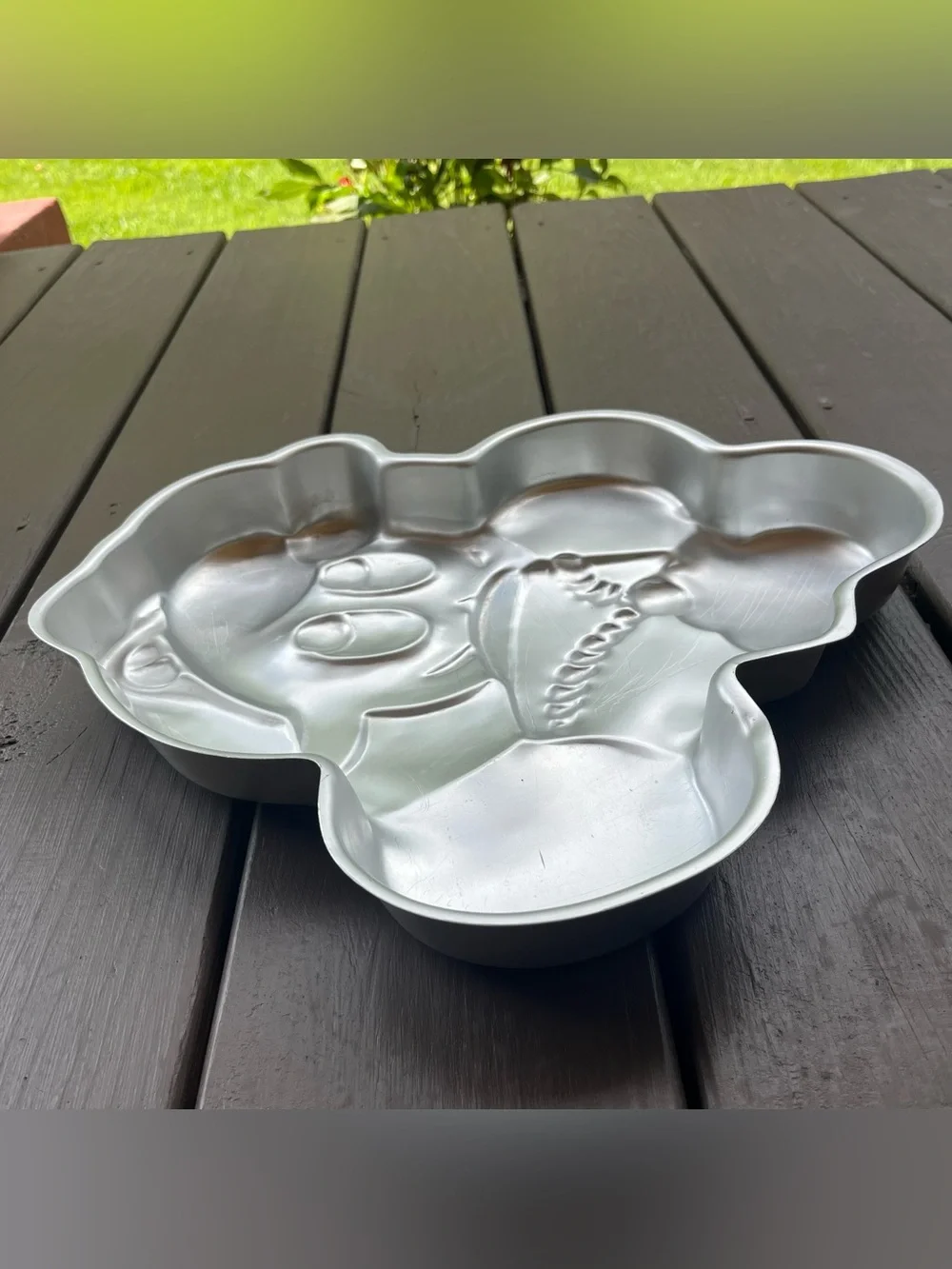 Vintage 1970s Disney Band Leader Mickey Mouse Head Wilton Cake Pan Aluminum Mold